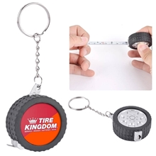 Tire 3 feet Tape Measure Keychain