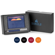 Toscano RFID Card Holder Pen Gift Set