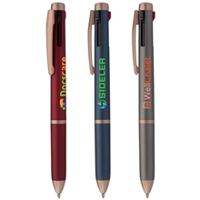 Trio Rose Gold Multi - Ink Pen - ColorJet