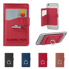 TUSCANY DUAL CARD POCKET WITH METAL RING