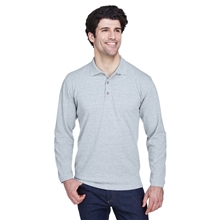 UltraClub Adult Long - Sleeve Classic Piqu Polo