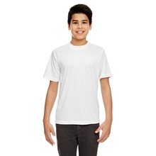 UltraClub Cool Dry Kids Sport Performance InterlockT - Shirt - WHITE