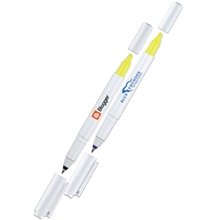 uni - ball(R) Combi White - Yellow Highlighter Pen