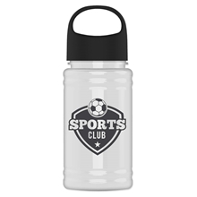 UpCycle Mini - 16 oz rPET Bottle With Oval Crest Lid
