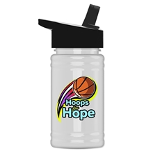 UpCycle Mini - 16 oz rPET Sport Bottle With Flip Straw Lid