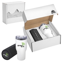 Urban Peak(R) 30 oz Trail Tumbler / 360 degree Bluetooth(R) Speaker Gift Set