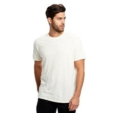 US Blanks Mens Short - Sleeve Slub Crewneck T - Shirt Garment - Dyed