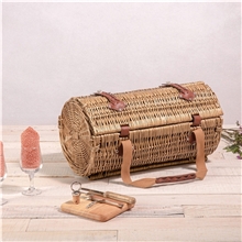 Verona Basket Service for 2 Willow Constructed Wine