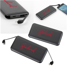Volt UL Listed 10000 mAh Built - in Cable Powerbank