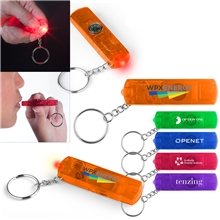 Whistle Red LED Key Light With Compass