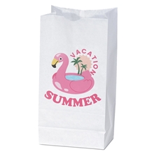White Peanut Bag Paper Bag ColorVista USA Made - Summer