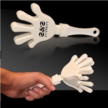 White Plastic Hand Clapper