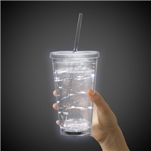 White String Light 16 oz LED Cup