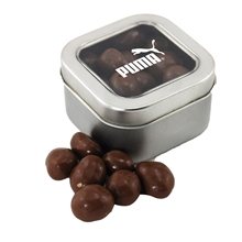 Window Tin with Choc Peanuts
