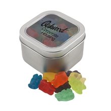 Window Tin with Gummy Bears