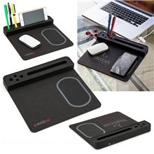Wireless Charging Mouse Pad and Pen Holder