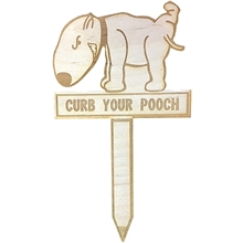 wood garden stakes - 8 h x 3 w x 1/4 t