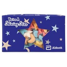 Youre a Star Die Cut Box w / Gummy Glitter Sour Stars Moons