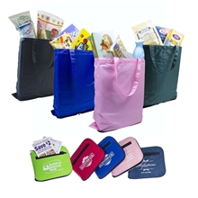 Nylon Zip - it Shopper Tote Bag