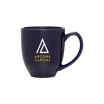 Promotional 15 oz Bistro Mug - Cobalt Blue Glossy Cobalt Blue $5.98