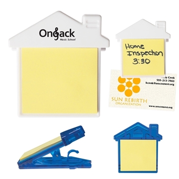 House Clip With Sticky Note Pad