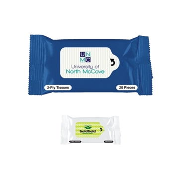 ⚠️❣️❣️びびらぶ商品です❣️❣️⚠️ Individual Wet Wipes in Square Plastic Container & Carabiner