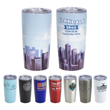 24 oz Double Wall Thermal Travel Acrylic Plastic Tumbler $12.93