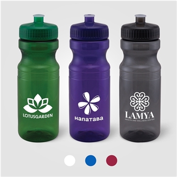 Promotional 24 oz Aluminum Water Bottle with Flip Top Sport Lid $8.16