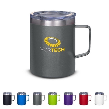 Promotional 12 oz Vacuum Insulated Stainless Steel Coffee Mug $10.59