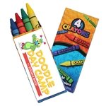 Promo Crayo-Craze 6 Color Neon Crayon Wheels (Pad Print)