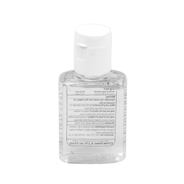 0.5 oz Compact Hand Sanitizer Antibacterial Gel in Flip - Top Squeeze Bottle