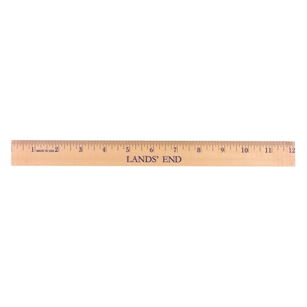 Custom Wood Ruler English and Metric Scales (12)