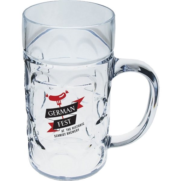 1/2 Liter Plastic German Beer Mug