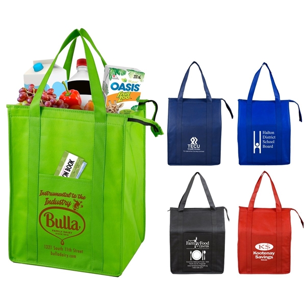 Tote cooler bag with zipper sale