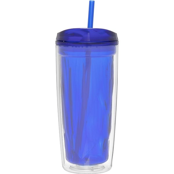 Promotional Geo 16 oz Double Wall Acrylic Tumbler - Clear $5.44