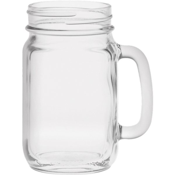 16 oz Glass Handle Jar