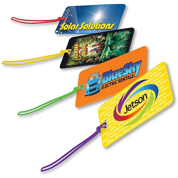 Two Color Luggage Tag