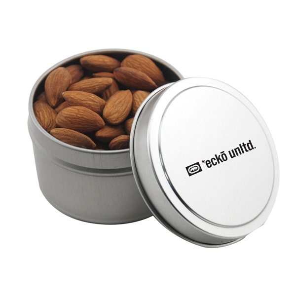 2 3/4 Round Tin with Almonds