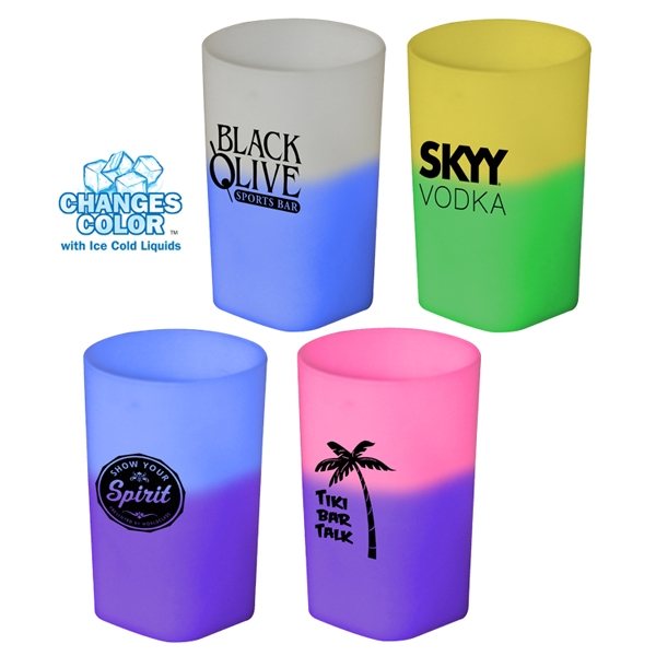 2 oz Colored Plastic Mood Shot Glass
