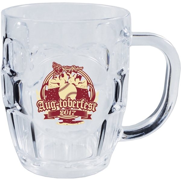 22oz personalized plastic dimple stein beer