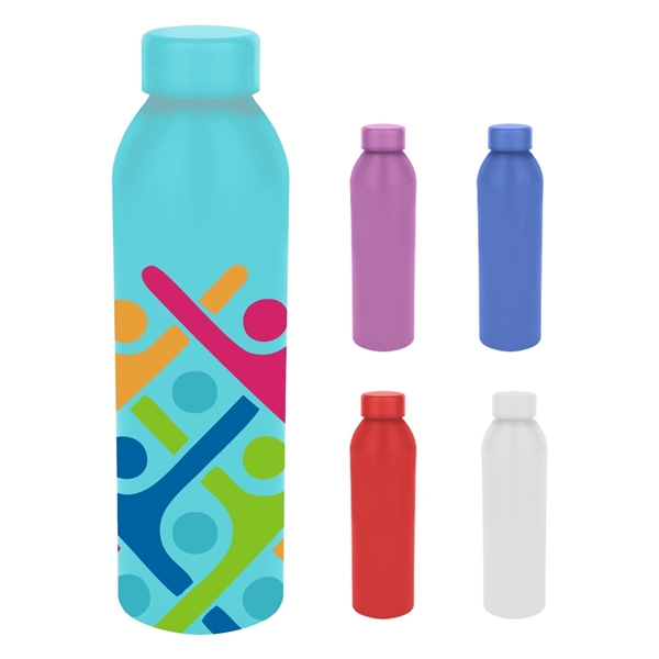 Giveaway Aluminum Water Bottles with Carabiner (25 Oz., Full Color