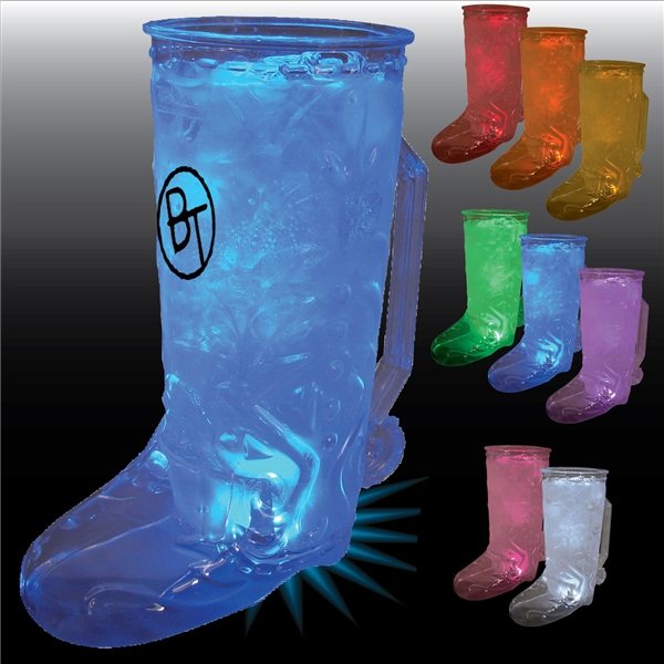 Promotional 20 oz Plastic Cowboy Boot Mug