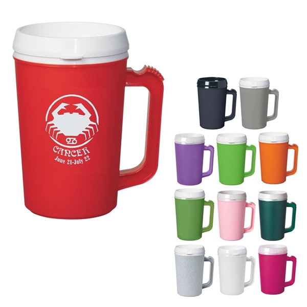 Promotional Stainless Steel Polypropylene Tumblers (18 Oz.), Travel Mugs