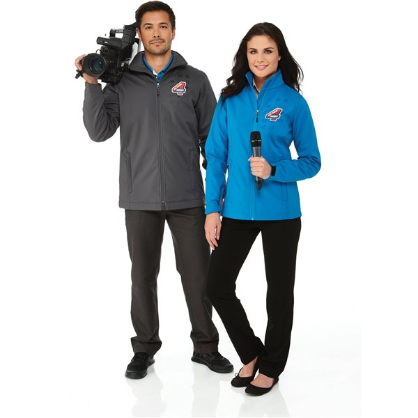 aerial view a group of mens maxson softshell jacket, image 2 of 2