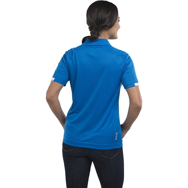 aerial view a group of womens kiso short sleeve performance polo, image 3 of 4
