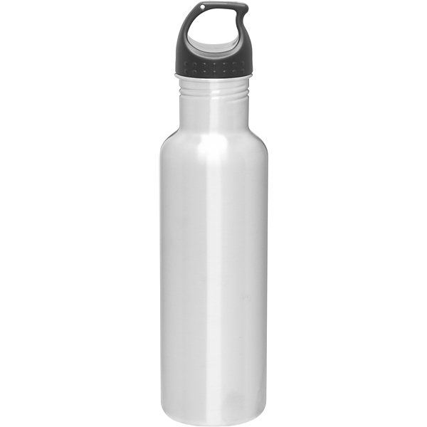 Stainless Steel Grip Bottles, 25 oz, Stainless Steel, Custom Water  bottles, Sports Bottles, Custom Bike Waterbottle