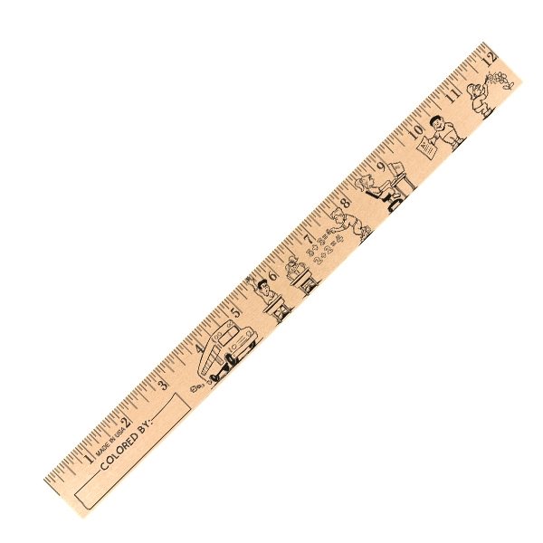 School Ruler Colour Promotional Kids at School