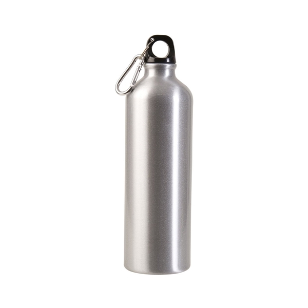 Custom Aluminum Alpine Sports Bottle w/ Clip - 25 Oz