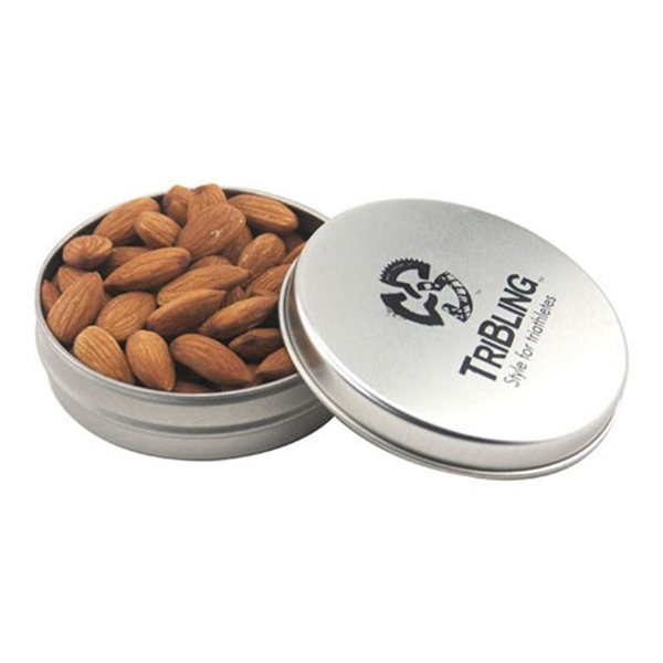 3 1/4 Round Tin with Almonds