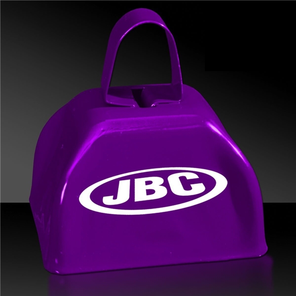 Promotional 3 Purple Metal Cowbell $1.41